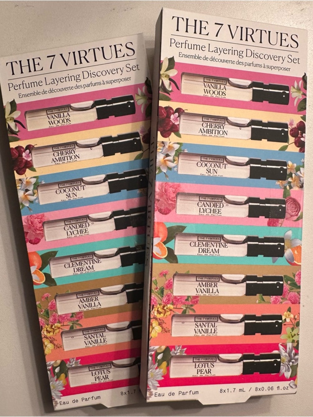 The 7 Virtues Perfume Layering Discovery Sets